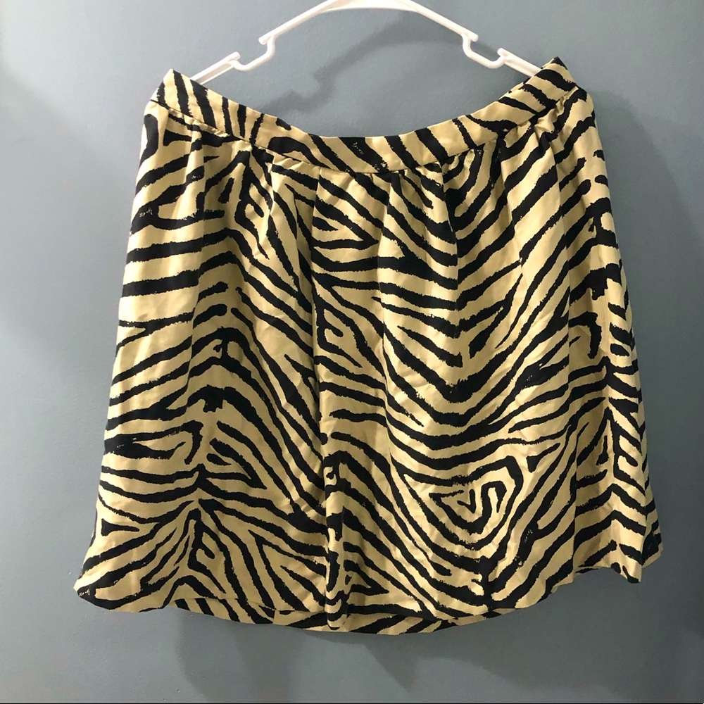 Michael Kors Black & Tan Skirt